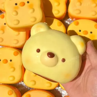 สกุชชี่ ​​การ์ตูนน่ารักเจี๊ยบฟื้นตัวช้าของเล่นกดนุ่มของขวัญประณีต