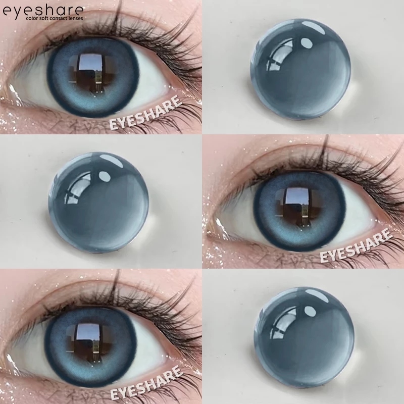 【COD 】-1.00 °~ -6.00° คอนแทคเลนส์สายตาสั้น 14.5mm ตาโต สีน่ารัก จัดส่งฟรี