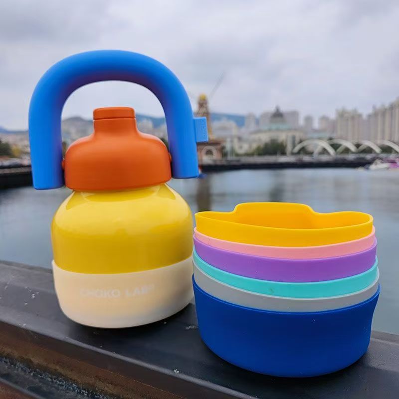 ฝาครอบถ้วยซิลิโคนขนาด 12 ซม. Chako Lab ถ้วยท้องใหญ่ที่รองแก้วพิเศษฝาครอบป้องกันกระติกน้ําร้อน