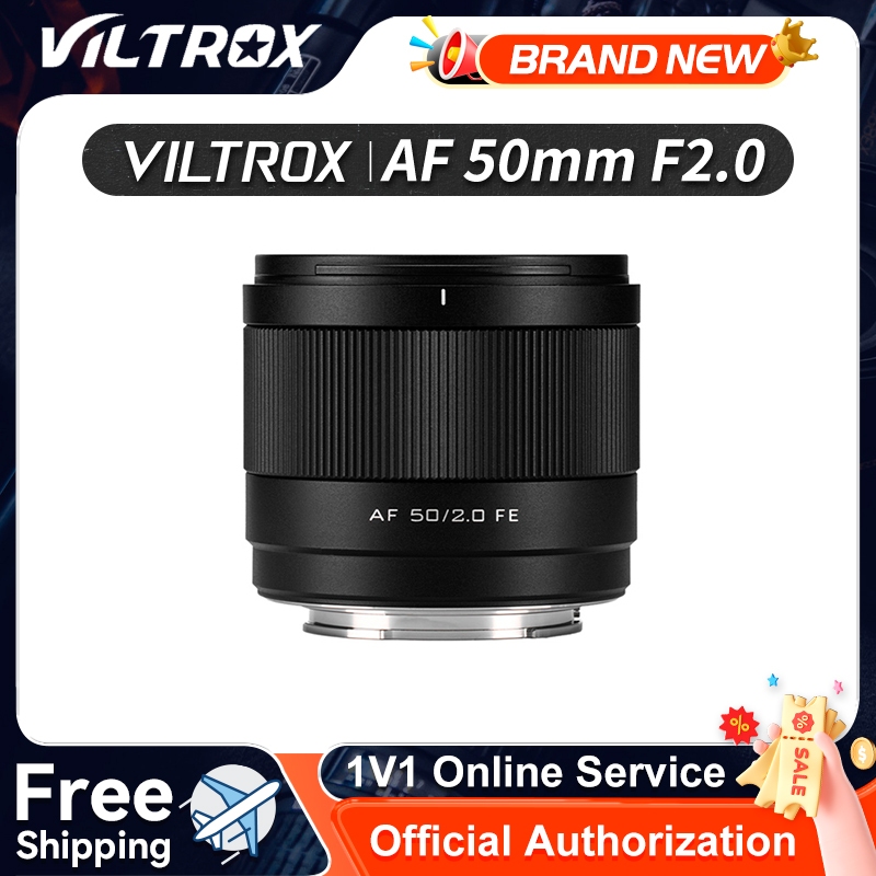 Viltrox ใหม่ AF 50 มม.F2.0 Auto Focus Full Frame Prime เลนส์สําหรับ Sony E Mount A7III A7IV A7V A7RI
