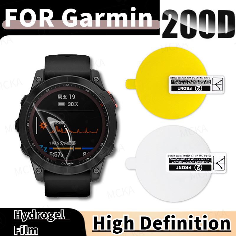 HD Hydrogel ฟิล์มสําหรับ Garmin Smart Watch Fenix7pro Garmin Forerunner965 Descent G2 Tactix 8 Fenix