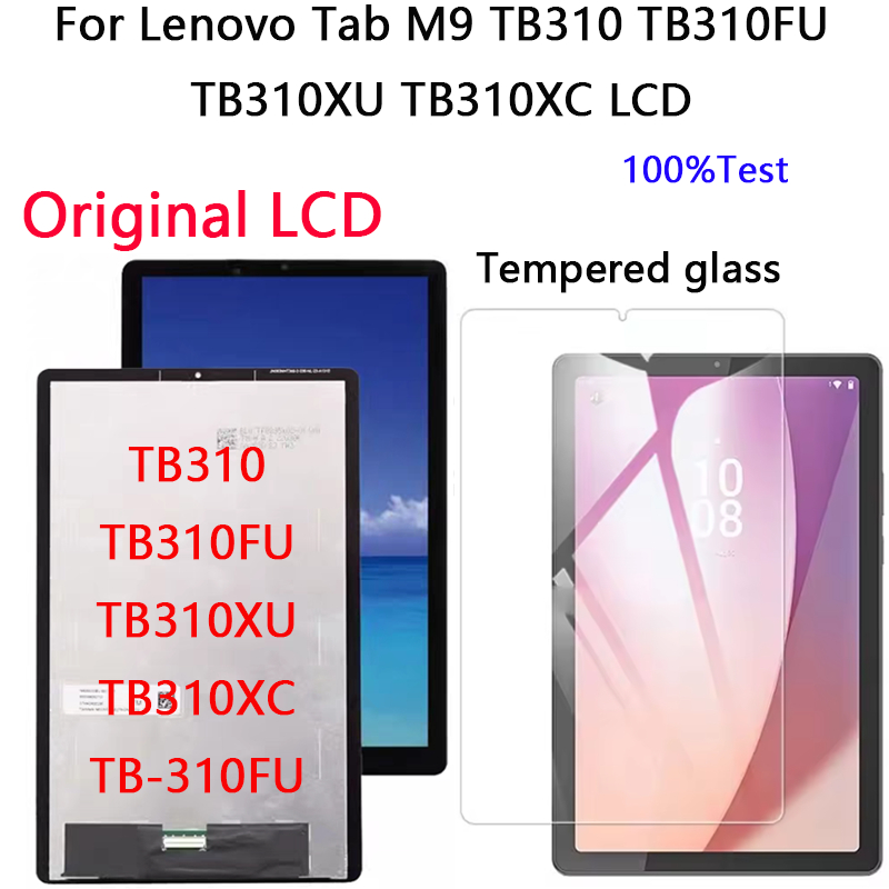 9.0 "LCD ต้นฉบับสําหรับ Lenovo Tab M9 TB310 TB310FU TB310XU TB310XC จอแสดงผล Touch Screen Digitizer 