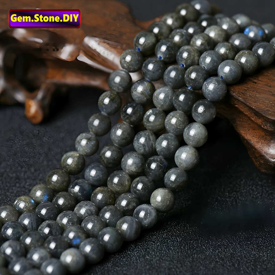 Dark Labradorite Natural Stone，Loose Bead ดาร์คบราโดไรต์หินธรรมชาติ,หลวมลูกปัด ตัวเว้นวรรค สําหรับสร้อยข้อมือ/สร้อยคอ/แหวน/ต่างหู,ขายส่งแฮนด์เมดทําเองเครื่องประดับอุปกรณ์เสริม,สร้อยข้อมือหินคริสตัล,ลูกปัดหินจ