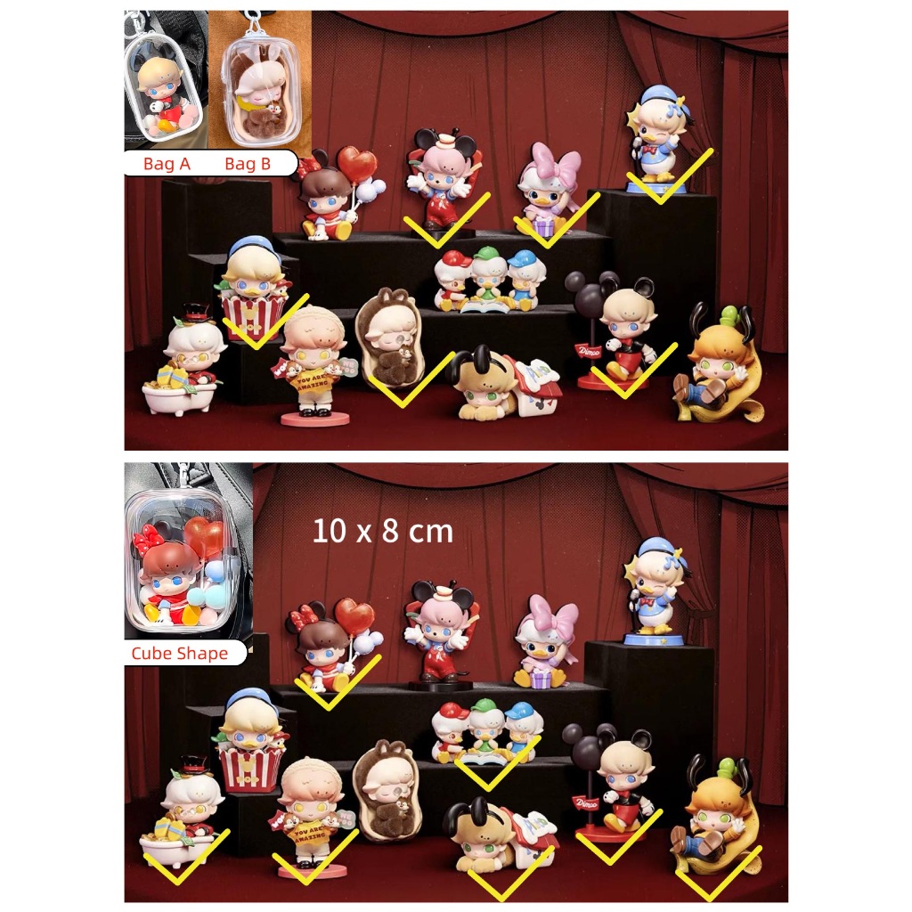 ขายเฉพาะกระเป๋า DIMOO เคสกันรอย DISNEY Series Figures, กระเป๋าเก็บ DIMOO, กระเป๋าโชว์, กระเป๋าตุ๊กตา, กันฝุ่นและกันน้ํา - รูปที่ 4