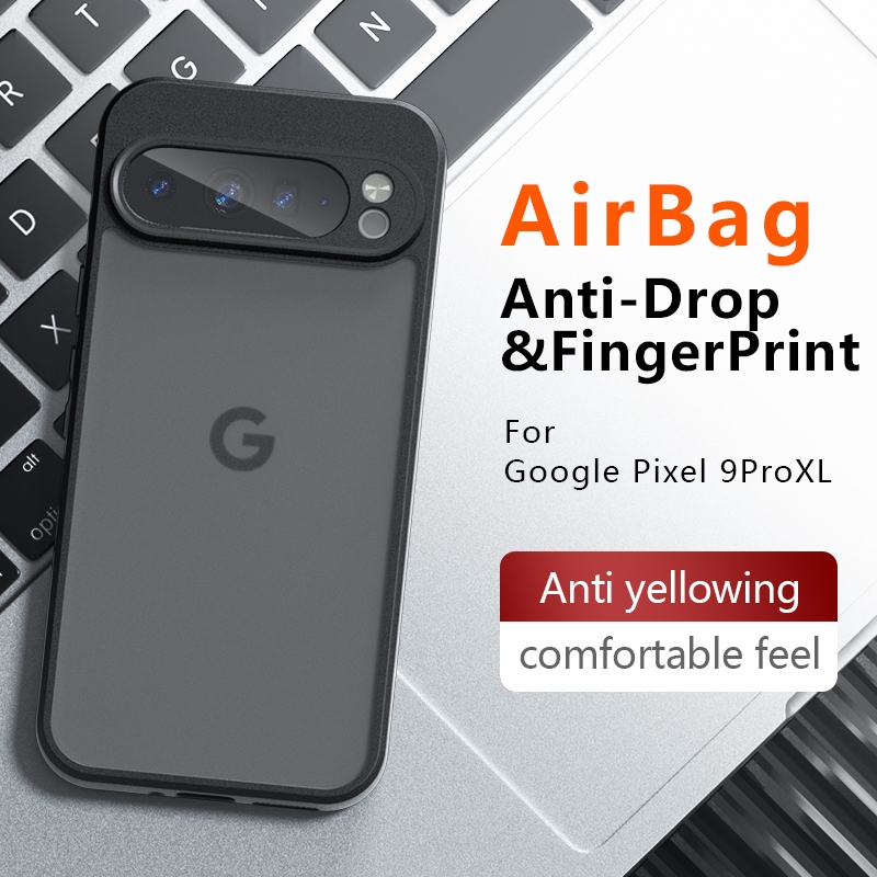 ปลอกสําหรับ Google Pixel 9 Pro XL 5G Pixel9ProXL GGX8B GZC4K GQ57S เคสโทรศัพท์อะคริลิคใส Matte ซิลิโ