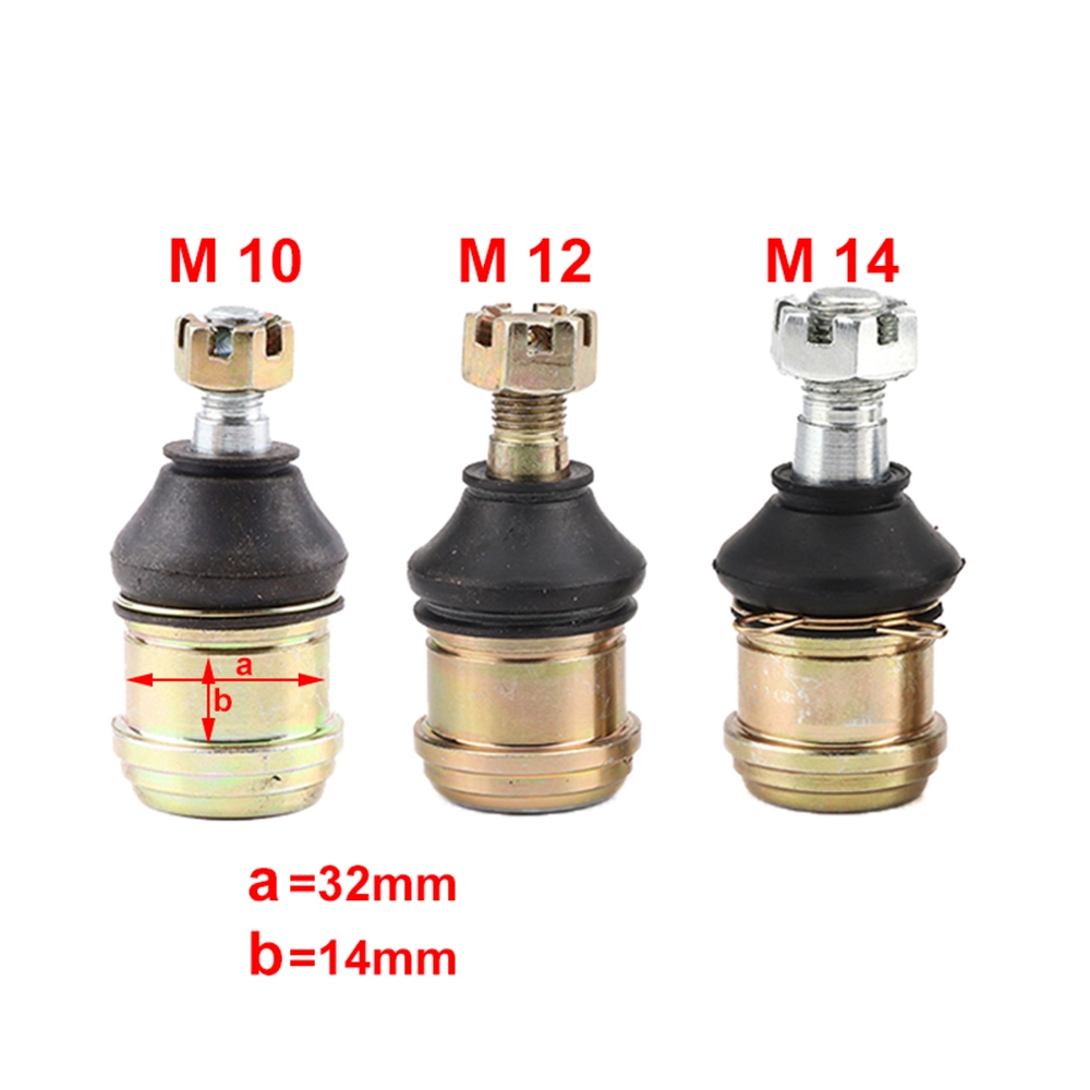 M10/m12/m14 32x14 มม.Ball Joint Kit สําหรับจีน 50cc 70cc 90cc 110cc 125cc 150cc 200cc 250cc ATV Go Kart UTV Buggy Quad ชิ้นส่วนจักรยาน