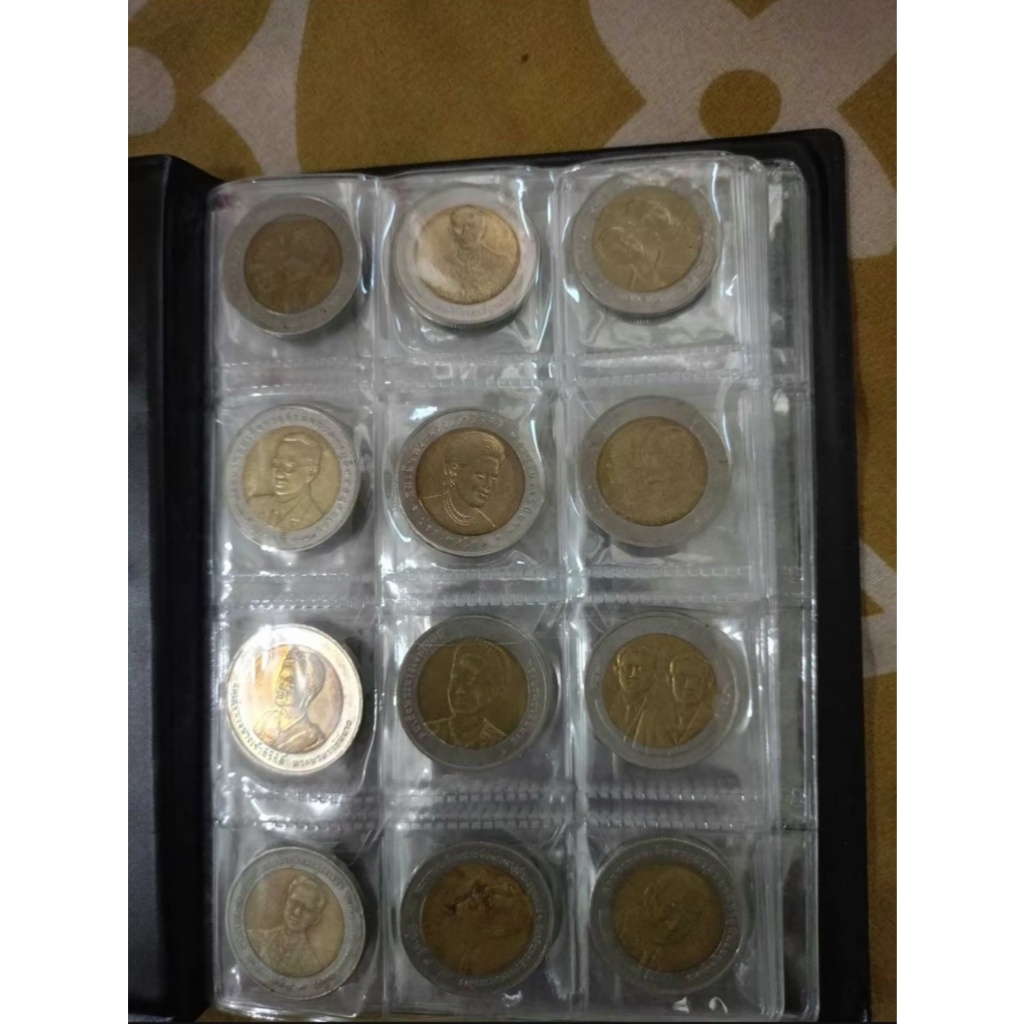 สมุดเหรียญ ซองใส่เหรียญ 10 ซอง ใส่เหรียญได้ 120 เหรียญ - รูปที่ 6