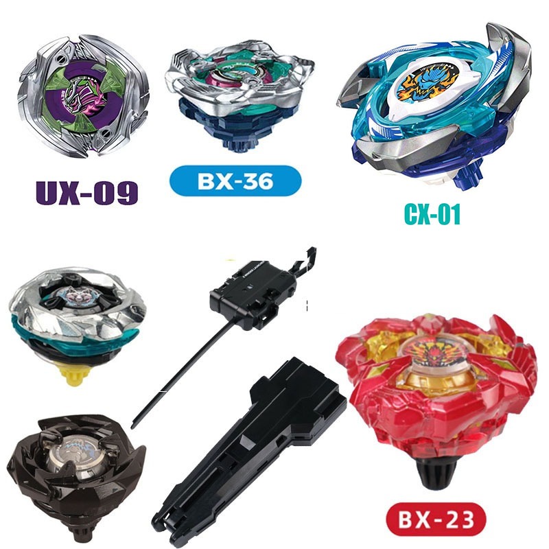 Beyblade Burst Beyblade X BX-34 Cobalt Dragoon UX-08 Silver Wolf BX-23 Phoenix Wing BX00-01 Dran Swo