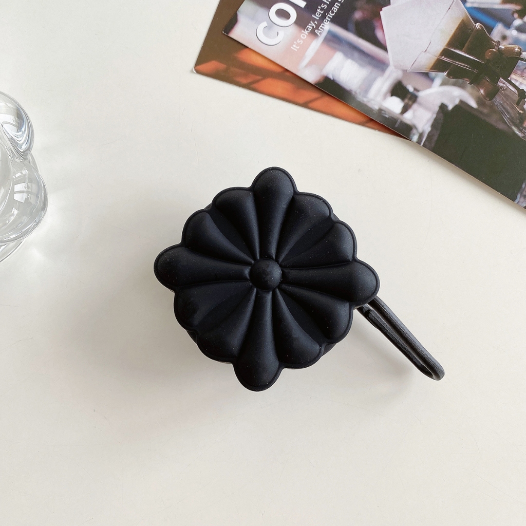 สําหรับ Samsung Galaxy Buds 2 & 2 pro & pro & Live & FE เคสแฟชั่น Chrome Hearts สีดํา