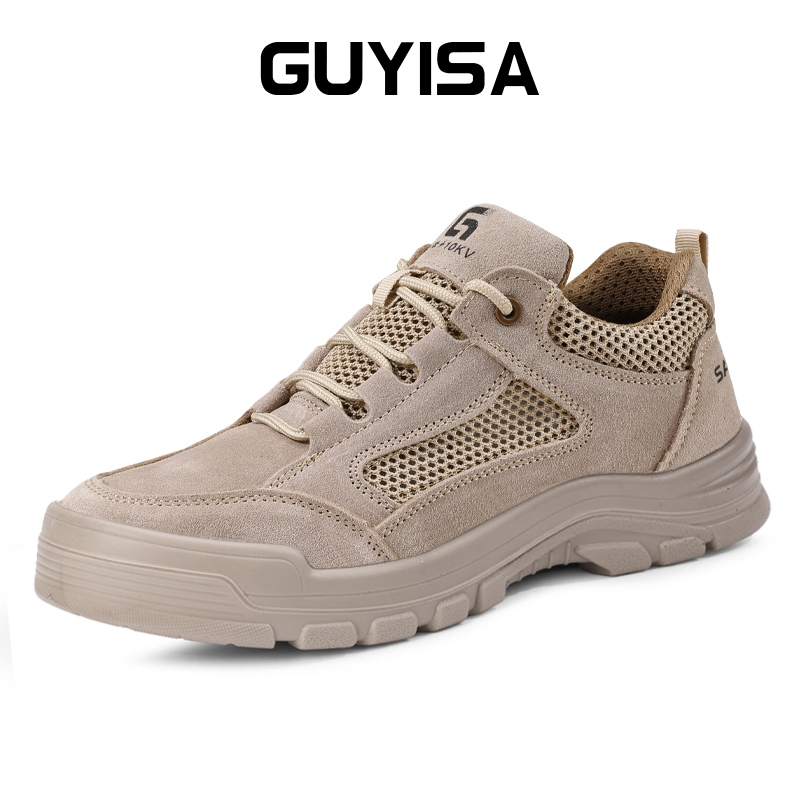 Guyisa รองเท้าเซฟตี้ รองเท้าช่างไฟฟ้า ตรวจรักษาความปลอดภัย Summer Collection 5115NKVT 36-48
