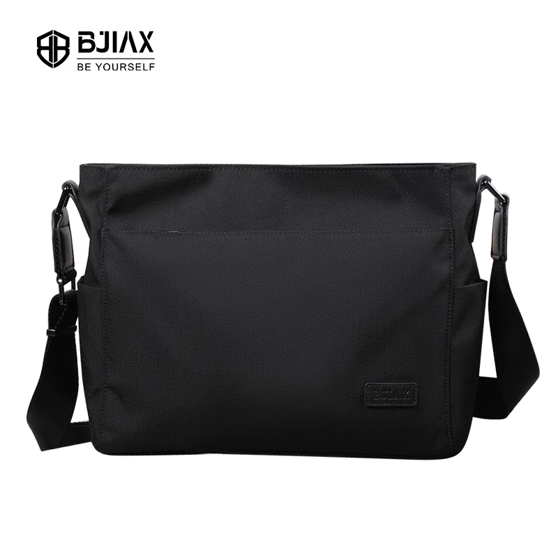 BJIAX Cordura Nylon กระเป๋าสะพายข้างผู้ชายความจุขนาดใหญ่กันน้ํา