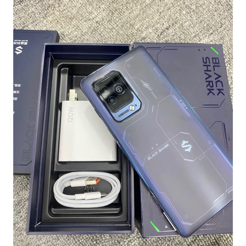 โทรศัพท์เล่นเกมมือสอง Black Shark 5 Pro - Snapdragon 8  | 90% ใหม่ 128G/256G | สมาร์ทโฟนเกม