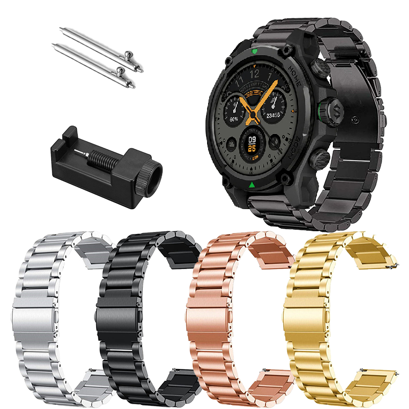 สําหรับ Black Shark GS3 นาฬิกาสายโลหะ สายสแตนเลสแข็ง