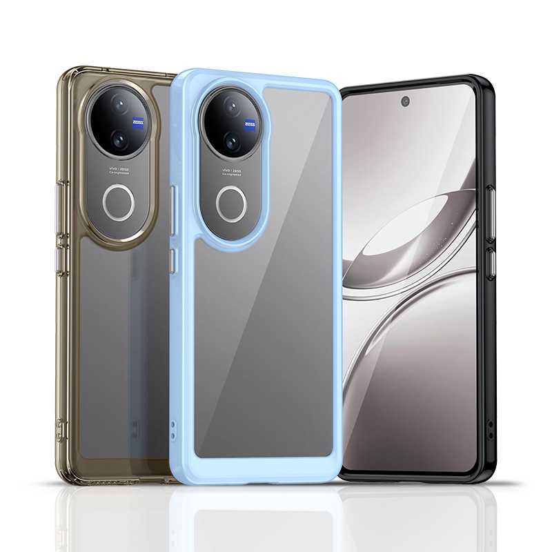 เคสโทรศัพท์โปร่งใสสําหรับ Vivo V50 V40 Pro T3 Ultra S19 Pro กรณีสีสันป้องกัน Clear กลับกรณี