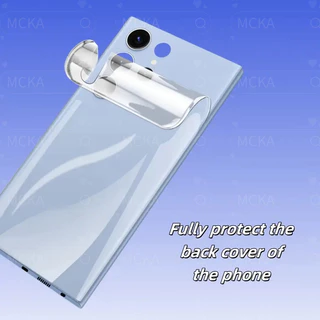 HD Hydrogel ฟิล์มฟิล์มด้านหลังสําหรับ Samsung Galaxy s25 Ultra s24 s23 s22 FE A56 A36 A26 A16 A06 A02 A03 A04 A05 A55 A354 A15 A25 A14 A24 A33 ซ่อมอัตโนมัติ ฟิล์มนุ่มโปร่งใสเต็มรูปแบบ