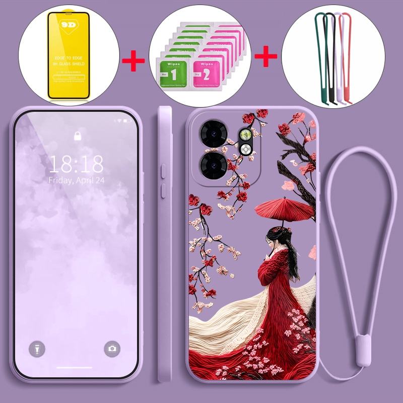 เคสสําหรับ infinix smart 9 infinix 50i 5g 2024 เคสโทรศัพท์ Softcase ซิลิโคนเหลวกันกระแทกปกดีไซน์ใหม่