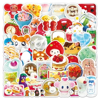 50 ชิ้น อิน สไตล์สติกเกอร์น่ารักสําหรับเคสโทรศัพท์สเก็ตบอร์ดสติกเกอร์รถกราฟฟิตีกันน้ําสร้างสรรค์ ทําเอง