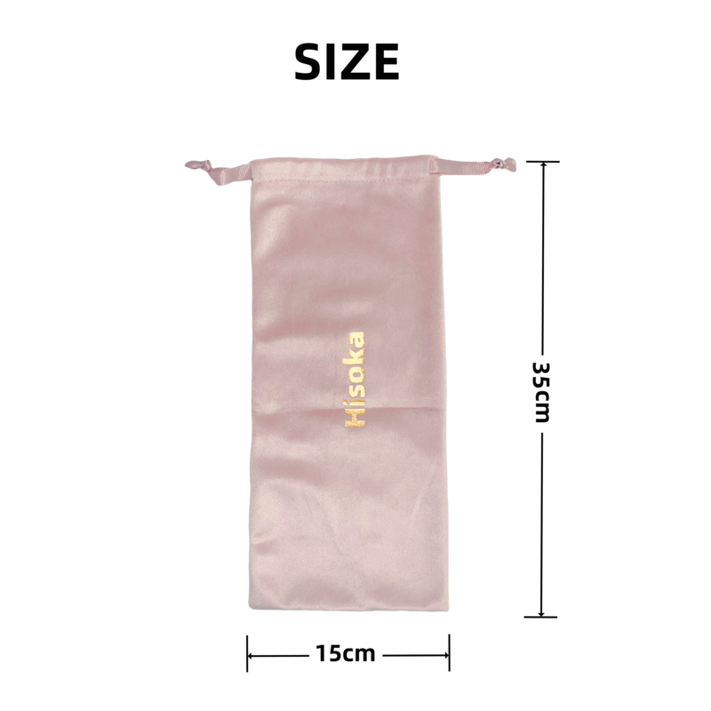 หวียืดผม/ถุงเก็บเหล็กดัดผมถุงผ้าสักหลาดนุ่มพิเศษเชือกรูดปิดกระเป๋าถุงเก็บกันฝุ่น