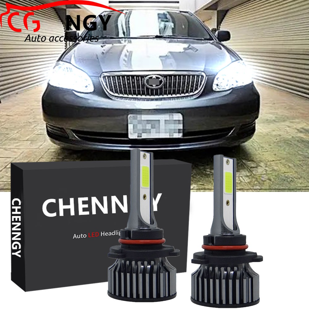 สําหรับ Toyota Altis E140 2006-2012 (ไฟหน้ารถไฟหน้า) - CHENNGY SAD LED ไฟหน้าหลอดไฟชุดแปลง 6000K 12-