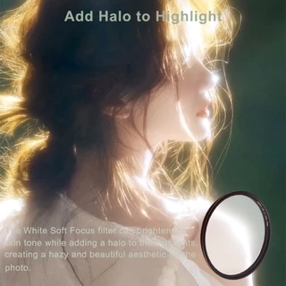 Lightdow Soft White Filter - ฟิลเตอร์เลนส์นุ่มสีขาว 1/4 สําหรับ 49-82 มม. สร้าง Dreamy Portraits & Landscape