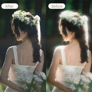 Lightdow Soft White Filter - ฟิลเตอร์เลนส์นุ่มสีขาว 1/4 สําหรับ 49-82 มม. สร้าง Dreamy Portraits & Landscape