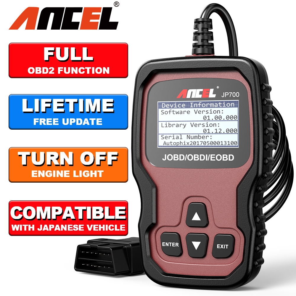 ANCEL JP700 JOBD/OBDII/EOBD Obd2 Scanner Car Scanner Car Diagnosis Odb2 Car Diagnostic Tool OBDII Ca