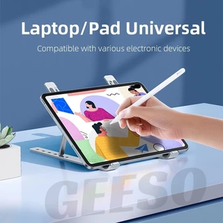 GEESO Portable Metal Laptop Stand แท่นวางโน๊ตบุ๊ค ขาตั้งโน๊ตบุ๊คพกพา Laptop Stand ที่วางโน๊ตบุ๊ค ที่วางแล็ปท็อป N3电脑支架 笔记本支架