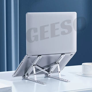 GEESO Portable Metal Laptop Stand แท่นวางโน๊ตบุ๊ค ขาตั้งโน๊ตบุ๊คพกพา Laptop Stand ที่วางโน๊ตบุ๊ค ที่วางแล็ปท็อป N3电脑支架 笔记本支架