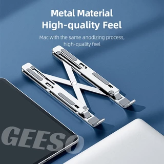 GEESO Portable Metal Laptop Stand แท่นวางโน๊ตบุ๊ค ขาตั้งโน๊ตบุ๊คพกพา Laptop Stand ที่วางโน๊ตบุ๊ค ที่วางแล็ปท็อป N3电脑支架 笔记本支架