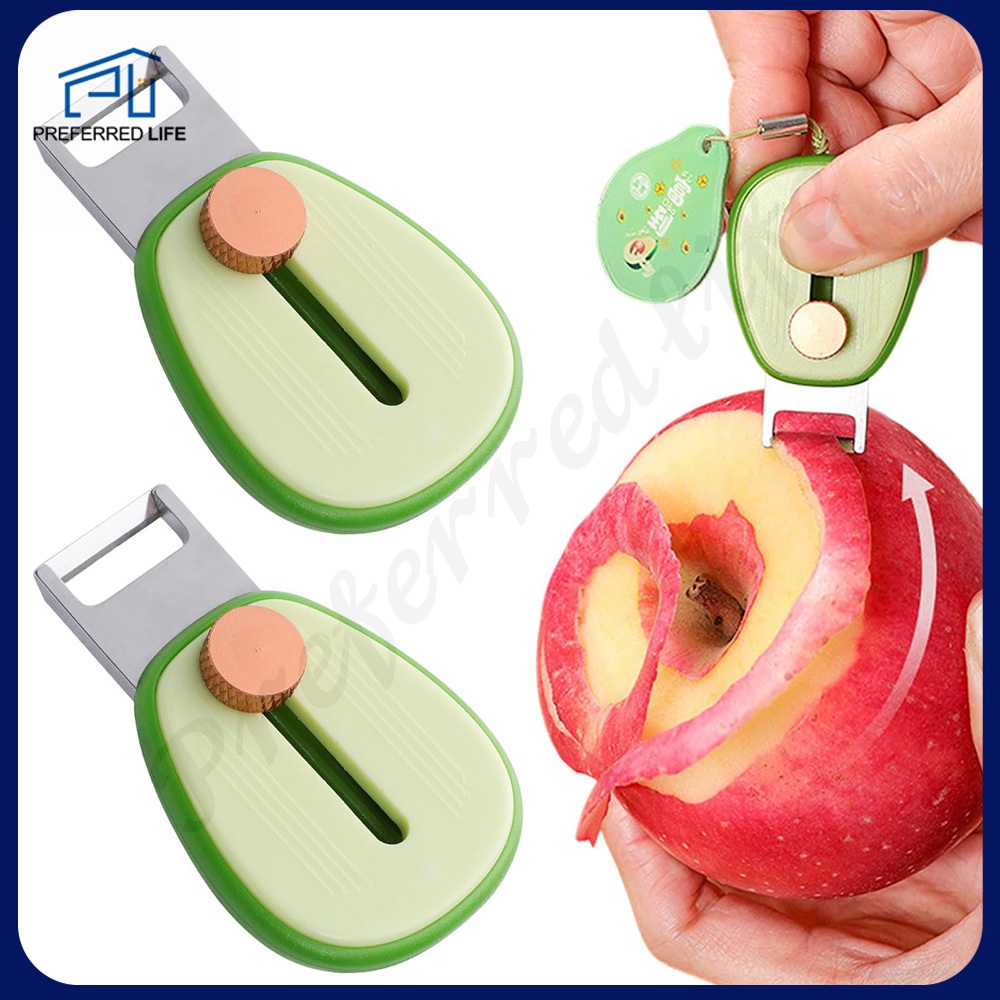 เครื่องปอกผลไม้อะโวคาโดแบบพกพา เครื่องปอกขนาดเล็กแบบยืดไสลด์แบบพับได้ เดินทาง แคมป์ปิ้ง กลางแจ้ง เครื่องปอก