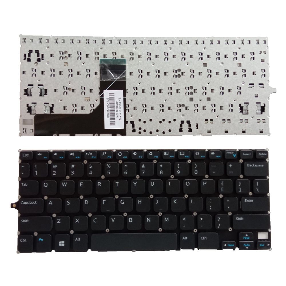 แป้นพิมพ์แล็ปท็อป US สําหรับ DELL Inspiron 11 3147 V144725AS1 0F4R5H 0R68N6 0NJFCY 0FPRN8 ไม่มีตัวชี