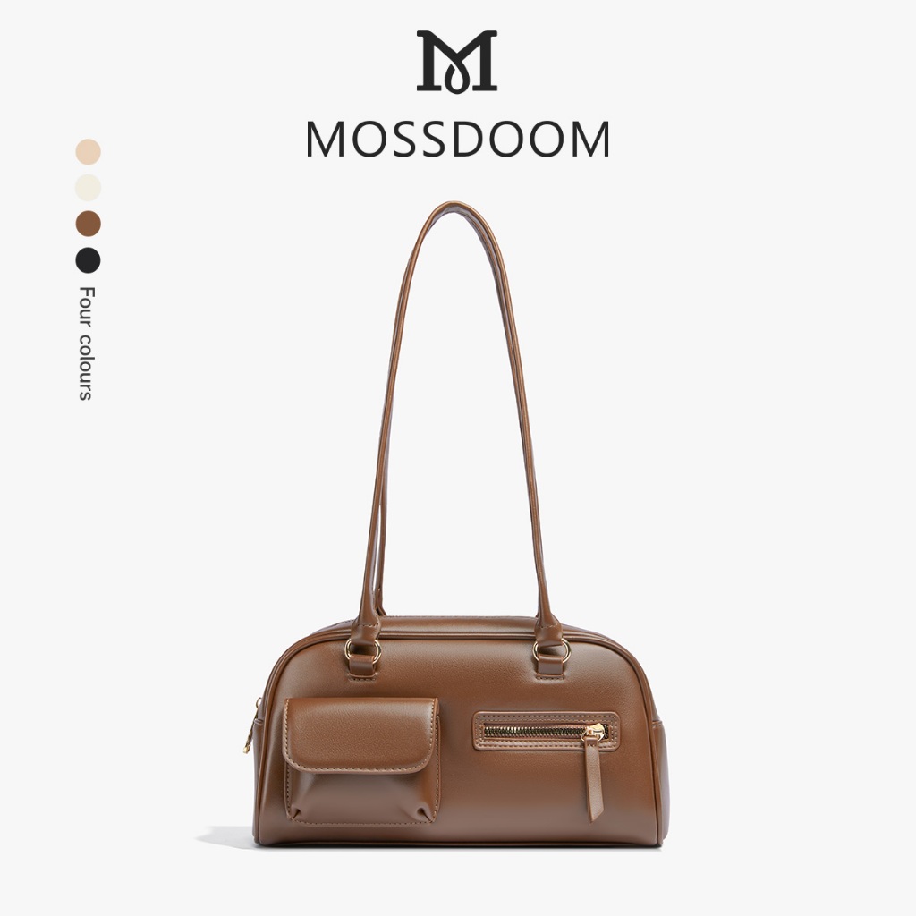 【Special off】MOSSDOOM Fionna Bag กระเป๋าสะพายไหล่สำหรับผู้หญิง เรียบง่าย สง่างาม มีฟังก์ชันการใช้งานและอเนกประสงค์