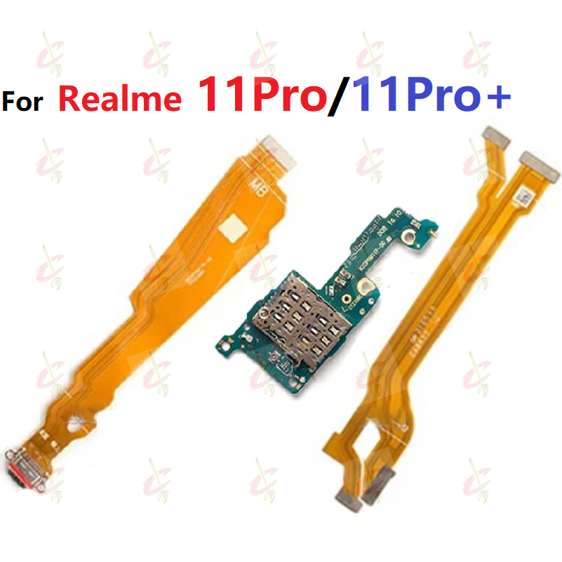 แพรตูดชาร์จ (Charging board) สําหรับ Realme 11 Pro Plus Pro  RMX3771 RMX3740 RMX3741 แพรต่อบอร์ด (Board Flex),แพรสมอ แพรไมค์