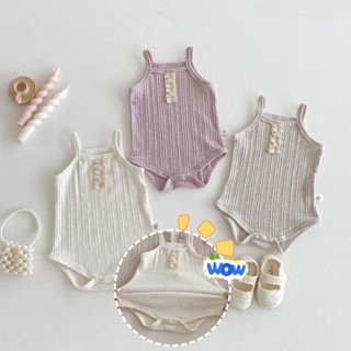 สไตล์เกาหลีทารกแรกเกิดเสื้อผ้าฤดูร้อนบอดี้สูทเด็กธรรมดาผ้าฝ้…