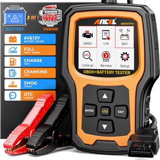 ANCEL AD410 PRO OBD2 เครื่องสแกนเนอร์&เครื่องทดสอบแบตเตอรี่ …