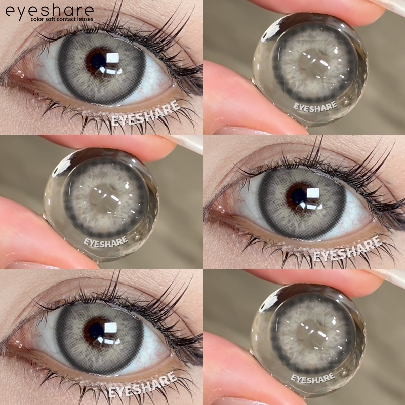 SparkleGirl🎀 BARBIE GRAY คอนแทคเลนส์ สีเทา (-1.00~-6.00) Graded Lens 14.2 มม.
