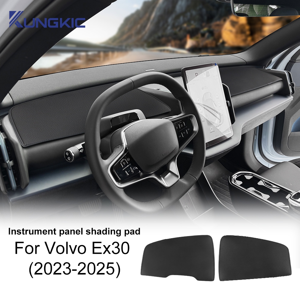 สําหรับ VOLVO EX30 EX-30 2023 2024 2025 เครื่องมือแผงแรเงา Pad Anti Slip Anti UV Mat Dashboard ฝาครอ