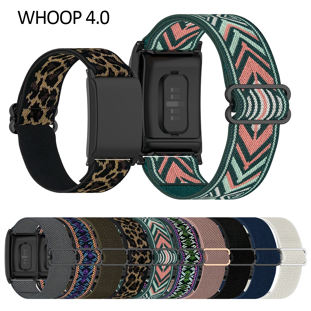 WHOOP 5.0 LIFE MG PEAK One 4.0 3.0 band strap ไนลอนลายแฟชั่น สายสี