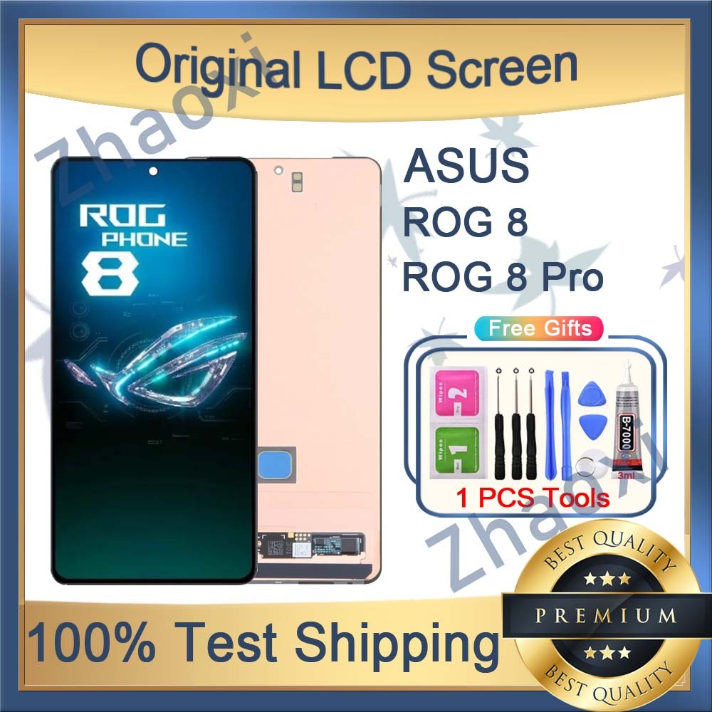 AMOLED ASUS ROG Phone 8 ROG Phone 8 Pro เปลี่ยนหน้าจอ LCD
