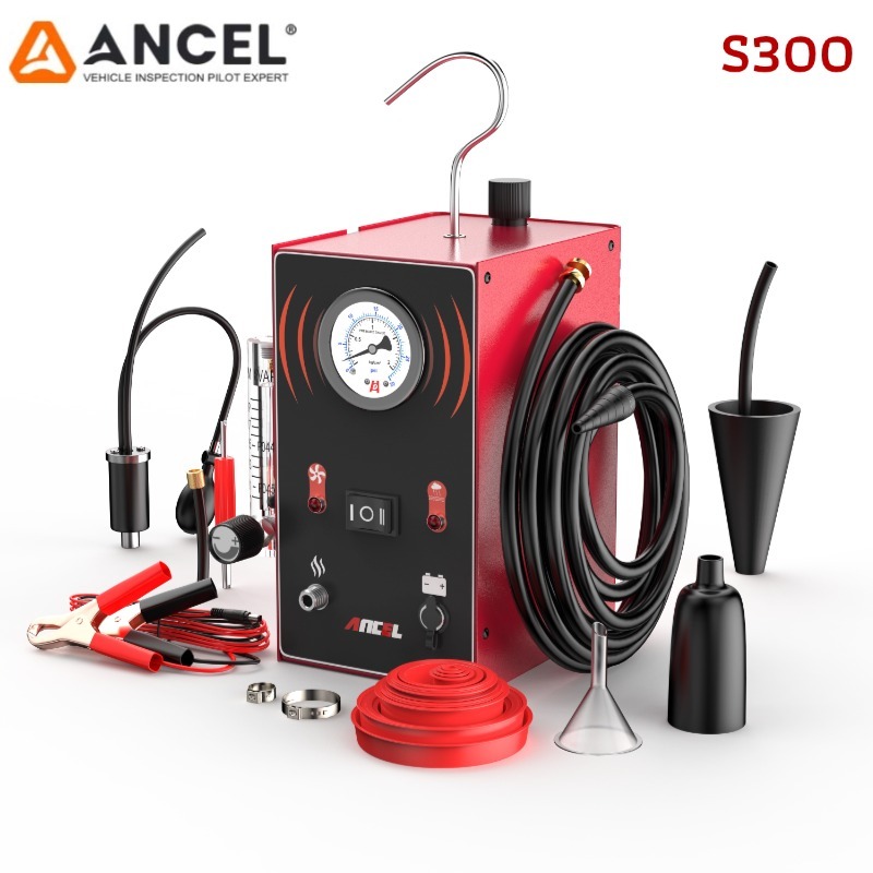 ANCEL S300 เครื่องตรวจจับควันรั่วในรถยนต์ EVAP Leak Detector Smoke Tester ตรวจสอบความเสียหาย รั่วไหล