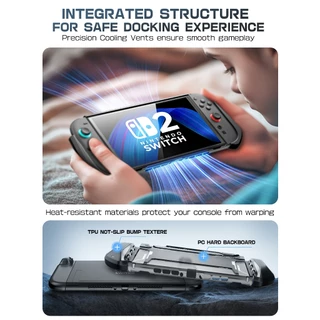 SUPCASE Dockable Blade Series สําหรับ Nintendo Switch 2 2025 TPU Grip ฝาครอบป้องกันอุปกรณ์เสริมใช้งานร่วมกับสวิทช์ 2 7.9 นิ้วและ Quick-Release Joy Con Design
