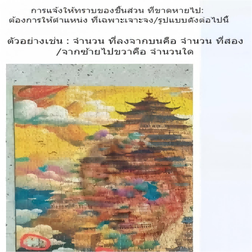 < Ypp > Shop Puzzle Products Missing Piece Patch Style Re-Shipment/Card Manual Re-Shipment/หากต้องการ,โปรดอย่ายิงขอบคุณ