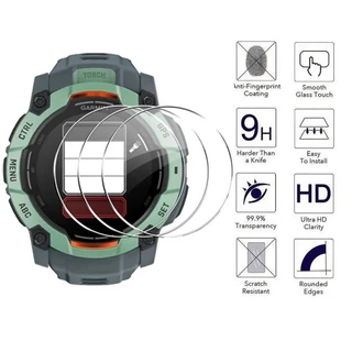 ยางนาฬิกา + แก้ว + ปลั๊กสําหรับ Garmin instinct 3 Case กรณี Edged เคส Garmin instinct 3 ฟิล์ม กระจกนิรภัยกันกระแทก Garmin instinct 3 Sceen Protecor 3 เคส Tempered glass ฟิล์ม 3 Plug 3 Tempered glass