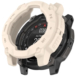 ยางนาฬิกา + แก้ว + ปลั๊กสําหรับ Garmin instinct 3 Case กรณี Edged เคส Garmin instinct 3 ฟิล์ม กระจกนิรภัยกันกระแทก Garmin instinct 3 Sceen Protecor 3 เคส Tempered glass ฟิล์ม 3 Plug 3 Tempered glass