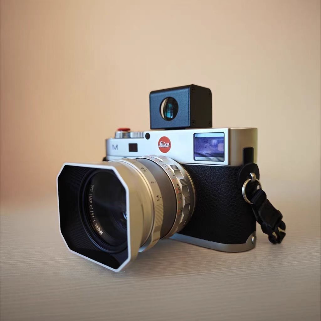Waist-Level Viewfinder -Metal Housing 28mm 35mm 40mm Focal Length independent Optical Structure Compatible with Ricoh GR Leica Q MX100v RX1 Film Cameras and Other, Top-Mounted, Handmade
