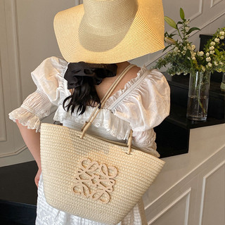 กระเป๋าผ้า กระเป๋าผ้าสไตล์ใหม่กระเป๋าสะพายกระเป๋าฟางกระเป๋าส…