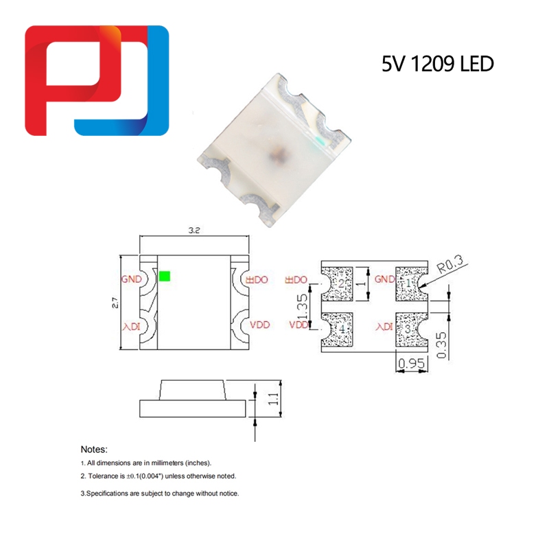 20/50/100pcs Ws2812b 5v Ws2812 5050 3528 4020 1204 1209 0807 2020 Mini โคมไฟแอดเดรสไฟ Led Strip Rgb ไดโอดสะพาน Smd Digital Pixel - รูปที่ 2