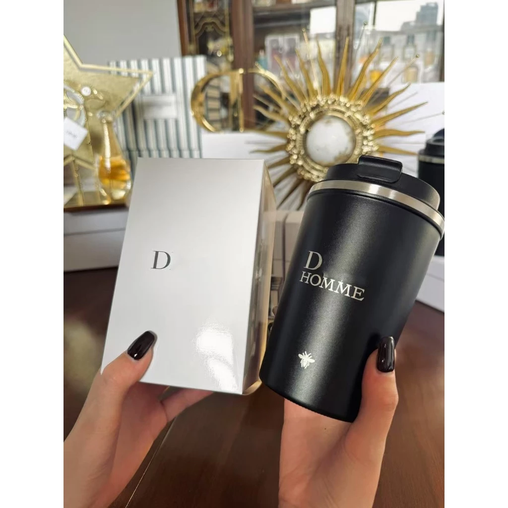 ถ้วยเก็บอุณหภูมิมีสไตล์ ถ้วยกาแฟ(ซับด้านใน304สแตนเลส,350ซีซีความจุขนาดใหญ่)