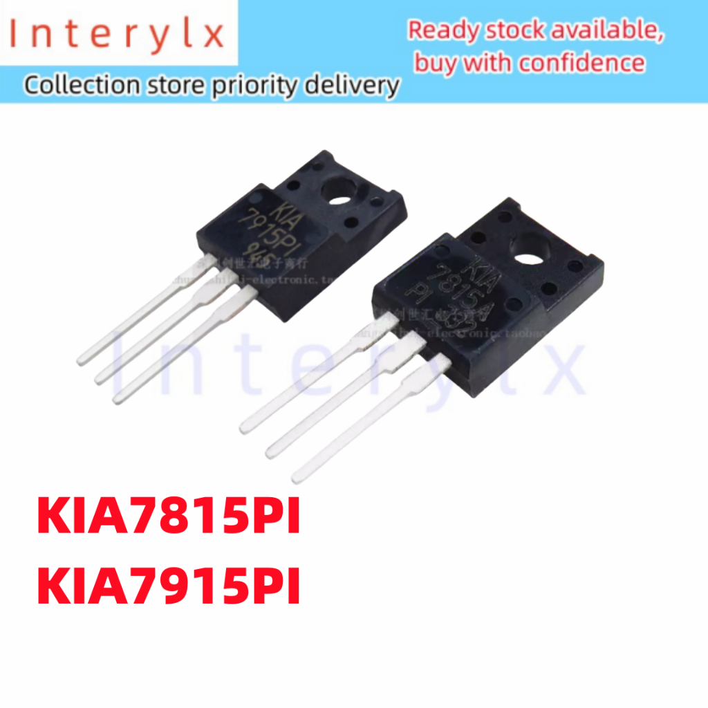 10 ชิ้น/ล็อต Original KIA7915PI KIA7815PI In-Line TO-220F พลาสติกแรงดันไฟฟ้าหลอด 7915PIA7815API-U/PF