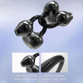 KY TECH KY66 หูฟังแบบหนีบหู, การออกแบบ C-bridge, เทคโนโลยีการฟังแบบเปิดหู, การจดจำซ้าย-ขวาอัตโนมัติ, เสียงสเตอริโอระดับ HiFi, ควบคุมแบบสัมผัส IPX5 กันความร้อนด้วยบลูทูธ 5.49, คลิปหนีบหูไม่รู้สึกเมื่อสวมใส่